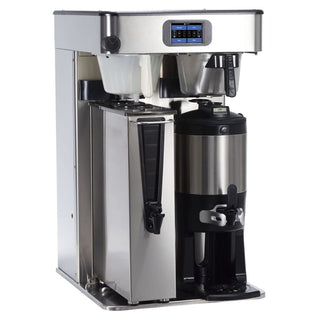 54100.0100 ITCB TWIN HV PE Infusion Series High Volume Tea/Coffee Brewer by Bunn – Plastic, Stainless