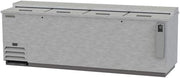 Beverage-Air DW94HC-S-29 94" Deep Well Bottle Cooler - Stainless Steel - Frosty Brew