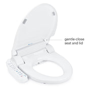 Swash Electric Bidet Seat for Round Toilets and Swash Filter Bundle by Brondell – Stainless Steel, White, Model SE400-RW