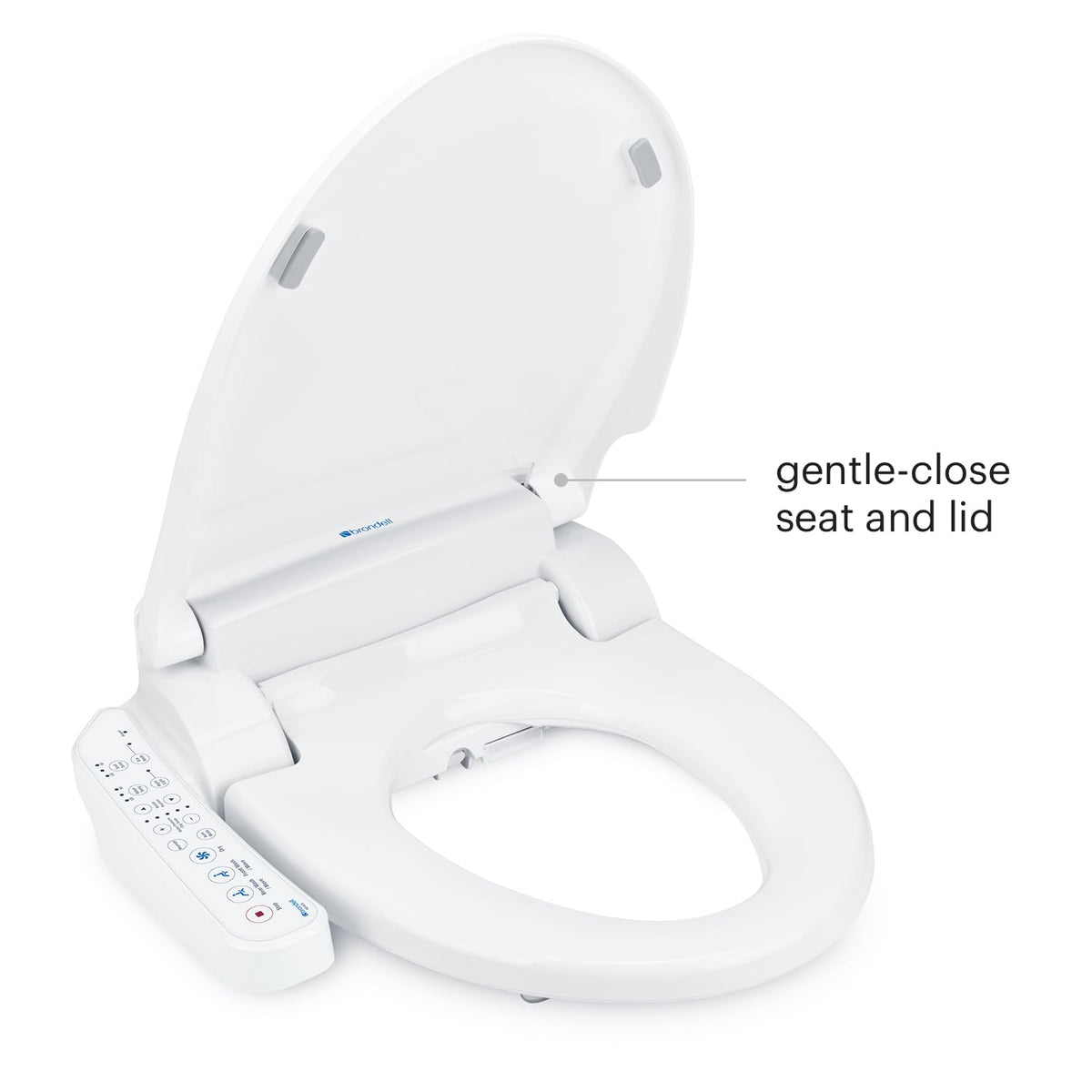 Swash Electric Bidet Seat for Round Toilets and Swash Filter Bundle by Brondell – Stainless Steel, White, Model SE400-RW