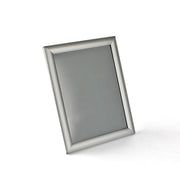 Azar Displays 8.5 in W x 11 in H Vertical/ Horizontal Snap Frame for Counter & Wall / silver / Minimalist Store Sign Holders
