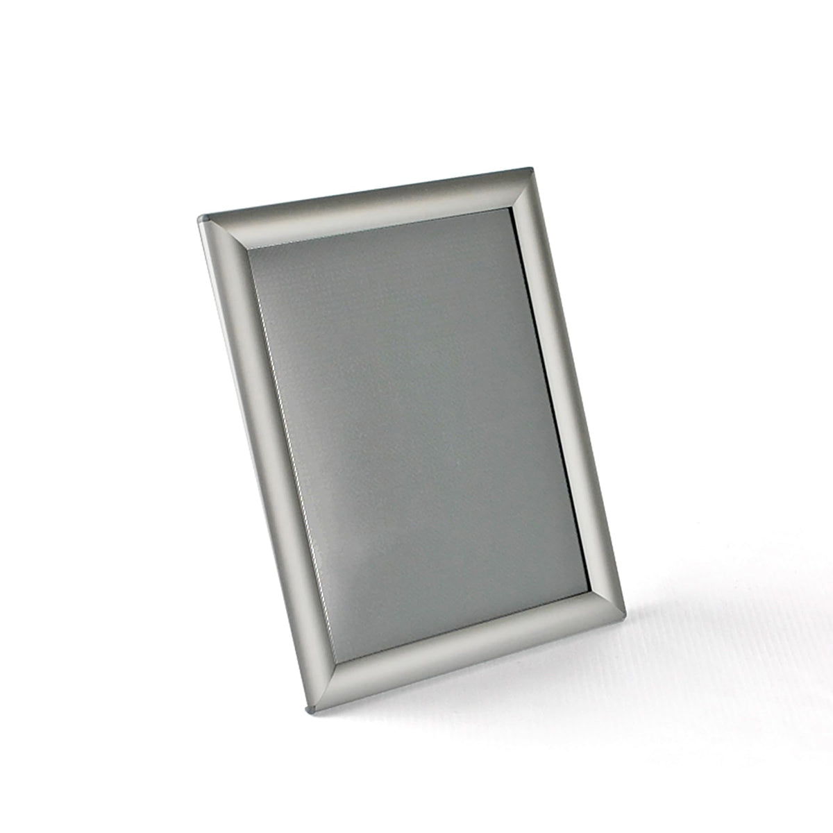 Azar Displays 8.5 in W x 11 in H Vertical/ Horizontal Snap Frame for Counter & Wall / silver / Minimalist Store Sign Holders
