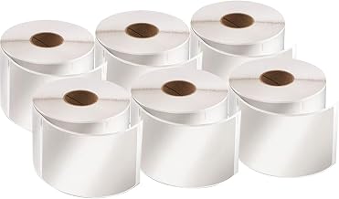 DYMO 2050811 Labels, LabelWriter, 4-Inch Wx2-1/8-Inch H, 6 RL/PK, White