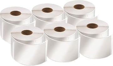DYMO 2050811 Labels, LabelWriter, 4-Inch Wx2-1/8-Inch H, 6 RL/PK, White