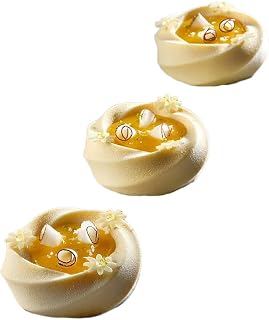 Pavoni PX43117 Pavoflex Silicone Pan with 12 Karma Cavities 3.15 Inch Diameter x 1.18 Inch High