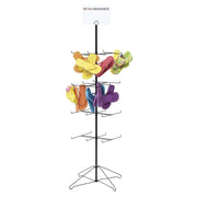 24 Hook Spinner Rack Chrome by MARV O LUS MFG CO INC – Metal, Black, Model 145-4BB2