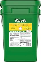 Knorr Professional Caldo de Pollo, Chicken Bouillon Pail, 25 Lb | 0g Trans Fat, Cooked Chicken, Onion, Parsley & Spices, Fast Dissolving Granules, Shelf Stable, for Soups, Broths & Marinades