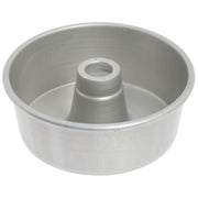 Glazed Alum. #650 Angel Food Tube Cake Pan by Chicago Metallic Bakeware – 7.5 inches, Aluminum, Silver, Model 46505