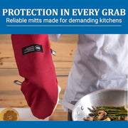San Jamar 15" / Puppet / Red Oven Mitts