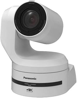 Panasonic AW-UE150 4K UHD PTZ Camera, 20x Optical Zoom, 3840x2160, PoE, (White)