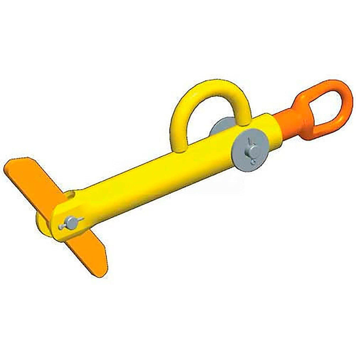 Reel Lifter/Turner - 3000 Lb. Cap. by M&W – Steel, Safety Yellow, Model 12782