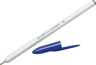 AbilityOne 7520010589977 - Stick Pen - Medium Point - Blue Ink - 12 units