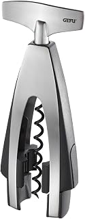 GEFU Vinoso Corkscrew, Professional Bottle Opener with Capsule Cutter, Self-Pulling Effect, Non-Stick Spindle, Ergonomic Handle for Wine & Prosecco