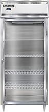 DL1FX-SS-GD Designer Line Extra-Wide Single Section Reach In Glass Door Freezer, 36-1/4"W, Full Stainless