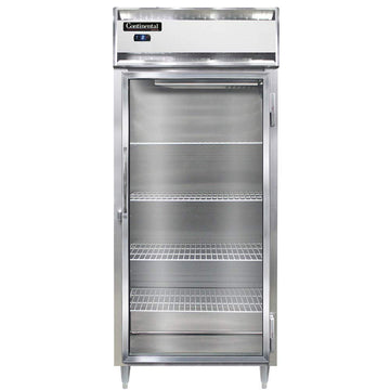 DL1FX-SS-GD Designer Line Extra-Wide Single Section Reach In Glass Door Freezer by Continental Refrigerator – Commercial Grade