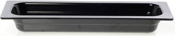 Serving Bowl Display Bowl 1/2 Size Long Black Melamine - 21 1/2 L x 6 1/2 W x 2 1/2 H