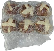 Maple Leaf Bakery Round Sliced Pretzel Bun -- 72 per case.