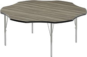 Correll Activity Tables with New England Driftwood Finish A60-FLR-52-14-09