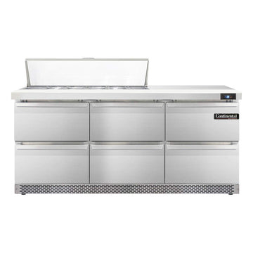 SW72-12-FB-D Sandwich Unit by Continental Refrigerator – 20.6 cubic_feet