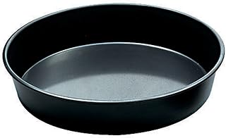 PADERNO World Cuisine 11 Inch by 1 3/8 Inch Blue Steel Cake Pan