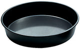World Cuisine 11 Inch by 1 3/8 Inch Blue Steel Cake Pan by PADERNO – 11 Inch, 11 inches, Blue Steel, Black, Model 11742-28