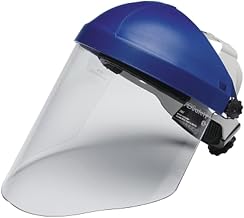 3M Ratchet Headgear W/Faceshield, Clear, Polycarbonate, 1 Each, H8A