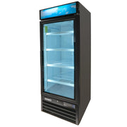 28 3/10" One Section Display Freezer w/Swing Doors - Bottom Mount Compressor by MOTAK – 29.90x36.70x83.10, In Description, Check Images, Model MGD-1DF-26-HC