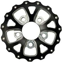 Weld Racing Wheel Center Section, V-Series, 5 x 4.50 in Bolt Pattern, Rear Wheel Center, Aluminum, Black Anodize, Each