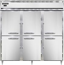 DL3W-SS-PT-HD Designer Line Three Section Pass-Thru Heated Cabinet, Full Stainless & Half-Height Doors