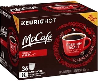 McCafe Premium Medium Roast Coffee K-Cup Pods, 36 count