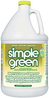 Simple Green Industrial Cleaner and Degreaser, Concentrated, Lemon, 1 gal Bottle, 6/Carton