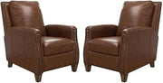 Starlight Canyon Home Brown Chestnut Charm Manual Recliner Two Pack, Transitional Style, Comfortable seat, Easy Assembly, Ideal for Living Room or Lounge