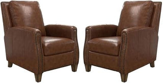 Starlight Canyon Home Brown Chestnut Charm Manual Recliner Two Pack, Transitional Style, Comfortable seat, Easy Assembly, Ideal for Living Room or Lounge