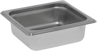 HUBERT Kratos Steam Table Pan Hotel Pan 1/6 Size Stainless Steel - 2 1/2" D