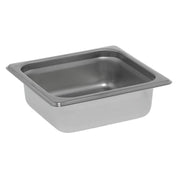Kratos Steam Table Pan Hotel Pan 1/6 Size Stainless Steel - 2 1/2" D by HUBERT – 2.5 inches, Stainless Steel