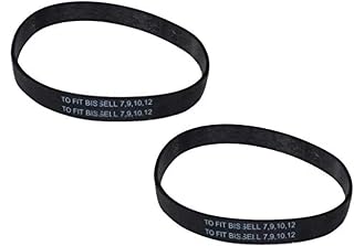 2 BISSELL ORIGINAL BELTS TO FIT 7, 9, 10, 12,14,16 VACUUMS