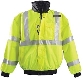 OccuNomix unisex adult Class 3 / Single Tone protective work jackets, Yellow, Medium