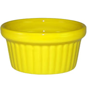Vitrified Stoneware Fluted Ramekin by International Tableware – 2 oz, Ceramic, Crimson Red, Model RAMF-2-CR