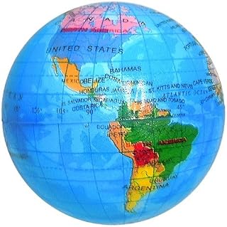 Globe Squeeze Stress Ball - 3 inch