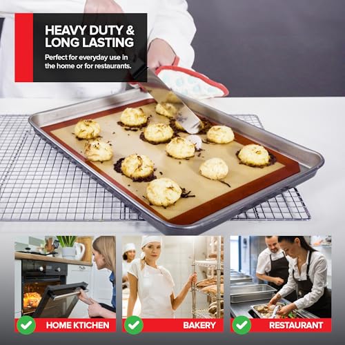 Stock Your Home Quarter Sheet / Silver / 2 Baking & Cookie Sheets