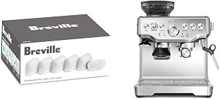 Barista Express Espresso Machine BES870XL Bundle with Charcoal Filters 6 Pack for Breville Espresso Machines