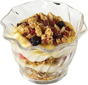 Cambro SRB5152 Swirl Serving Bowl, Plastic, 5 Ounce, SAN, Clear, 24-units