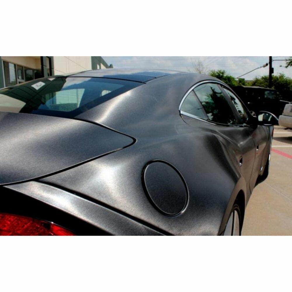 Scotchprint Series 1080 Brushed Black Metallic Vinyl Car Wrap Film Sheet Roll - 3M1080 - 4" x 6" Sample – Vinyl, Model BR212-0