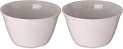 Carlisle FoodService Products Dallas Ware Plastic Bouillon Cup, Cup Bowl For Restaurants, Hospitals, 8 Ounces, Bone (Pack of 2)