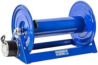 COXREELS 1125-4-200-EF-BYXX, Electric 24V DC Motor Rewind Storage Hose Reel: Multiple Hose Capacity, 1/3HP (Hose Not Included)