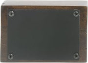 HUBERT Chalkboard Sign Mango Wood Block - 6"L x 1 3/4"W x 4"H