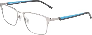 Flexon Eyeglasses E 1154 048 Satin Silver/Cerulean