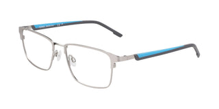Eyeglasses 048 Satin Silver/Cerulean by Flexon – 54/17/145, Satin Silver/ Cerulean, Model E 1154