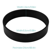 KEEPOW 0300604 Vacuum Belts by Oreck – X-Large, Black, Pack of 2