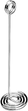 HUBERT Spiral Base Countertop Sign Holder Chrome - 7"H